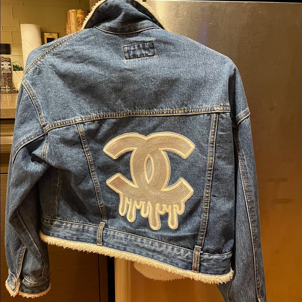 COPY - Chanel Jean jacket, authentic Chanel, vintage .